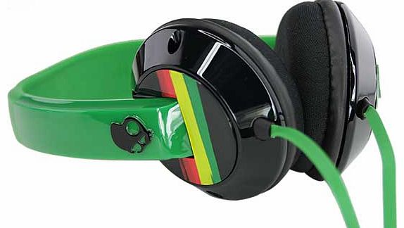 Skullcandy Uprock Rasta On-Ear Headphones - Green