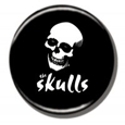 Skulls Logo Button Badges