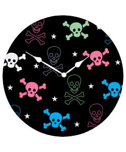 Skulls Wall Clock