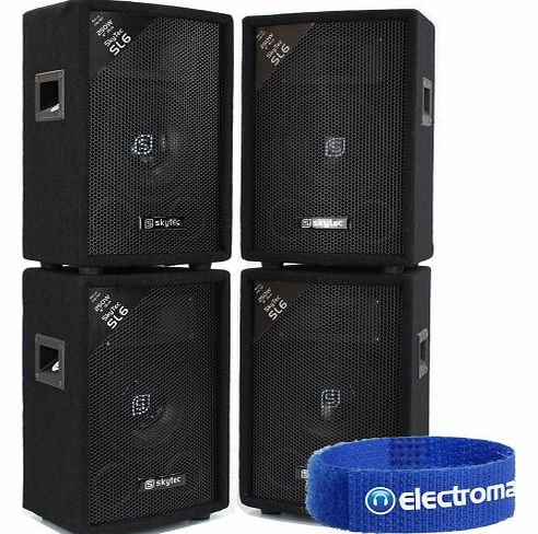 Skytec 4x Skytec 6`` Speakers