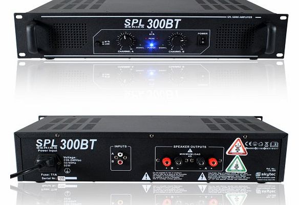 Skytec SPL-300BT Bluetooth Amplifier 2 x 150W
