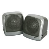 Amplified stereo speaker system