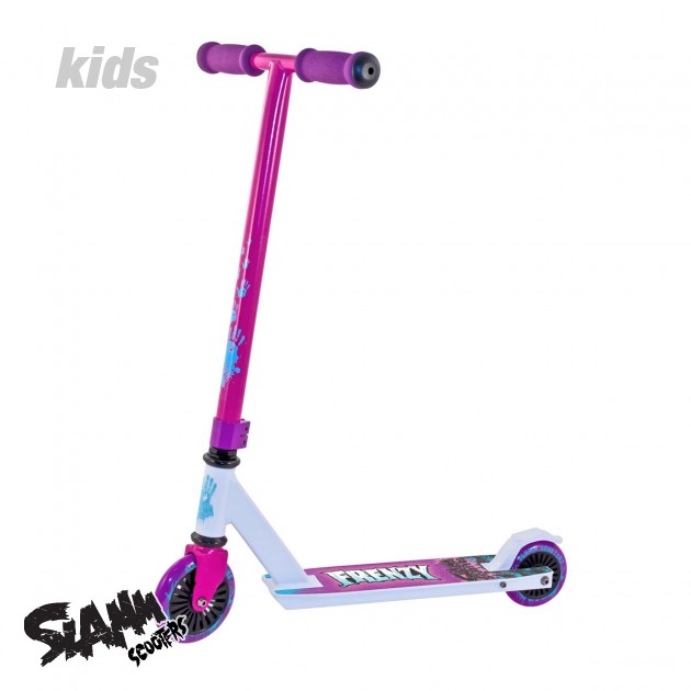 Slamm Frenzy Scooter - Pink/White