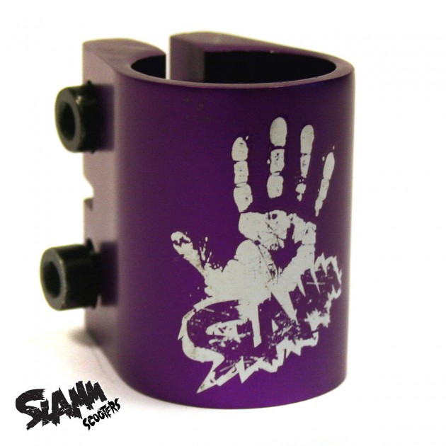 Slamm Quad Scooter Clamp - Purple