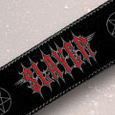 Slayer Logo Leather Wristband