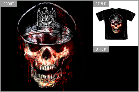 (Skull Hat) T-Shirt cid_5060TSBP
