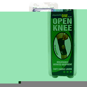 Adjustable One Size Open Knee Support - size: One Size