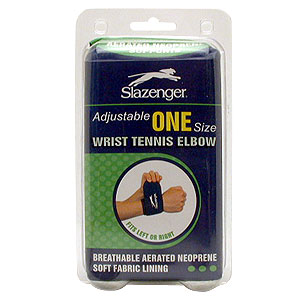 Slazenger Adjustable One Size Wrist Tennis Elbow Support - size: One Size