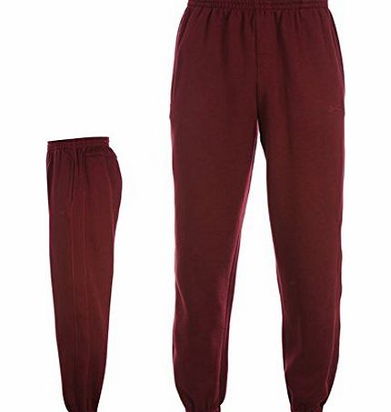 Slazenger Closed Hem Sweatpants Mens Port Red L