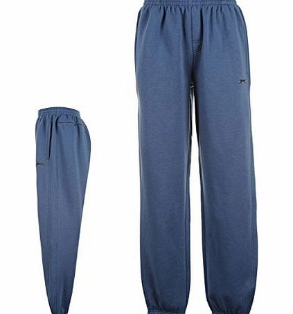 Slazenger Closed Hem Sweatpants Mens Steel Blue Large