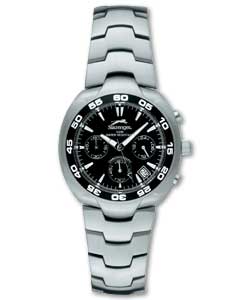 Gents Black Multi Dial Watch