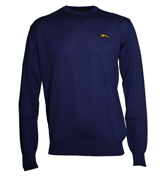 Slazenger Heritage Birkdale Blue Sweater