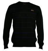 Slazenger Heritage Dennis Black V-Neck Sweater