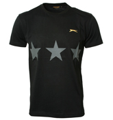 Slazenger Heritage Slazenger Black `Baby Star` T-Shirt