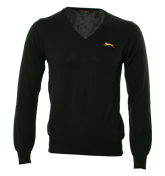 Slazenger Heritage Slazenger Black `Birkdale` V-Neck