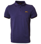 Slazenger Heritage Slazenger Purple `Niblick` Pique Polo