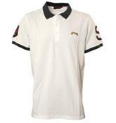 Slazenger White and Navy `Wembley`