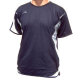Slazenger Mercian Short Sleeve Tee Shirt (Large White/Navy)