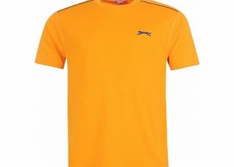 Slazenger Plain Flame Orange T-Shirt Large