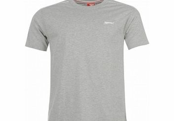 Plain Grey Marl T-Shirt Small