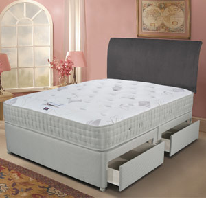 Sleepeezee , Supreme Memory 1200, 6FT Divan Bed