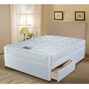 Sleepeezee Beds Sleepeezee Select Visco 600 4FT 6 Double Divan Bed
