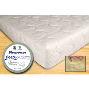 Sleepeezee Sleep Solutions Viscoluxe 7000 4ft 6 Mattress