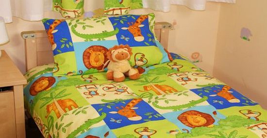 Sleeptight MONKEY BUSINESS COT BED/JUNIOR DUVET SET