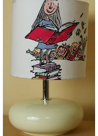 SleeptightKids Roald Dahl - Matilda - Table Lamp - Childrens Bedside Table Lamp - 20cm