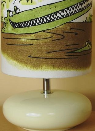 SleeptightKids Roald Dahl - The Enormous Crocodile Lamp - Childrens Bedside Table Lamp - 20cm