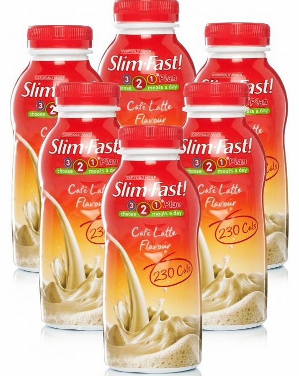 Slim Fast Cafe Latte Shake Multipack