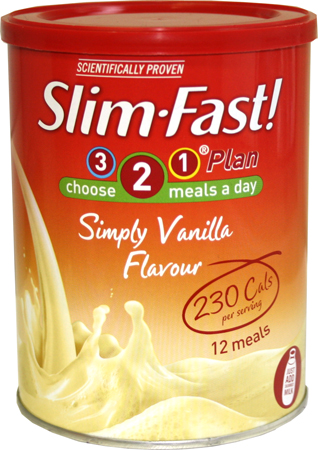 Slim Fast Simply Vanilla Powder Shake 438g