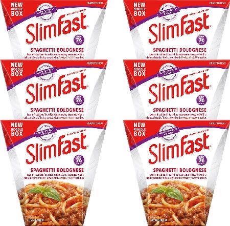 Slim Fast, 2102[^]0106346 Slimfast Noodle Box Spaghetti Bolognese - 6 Pack