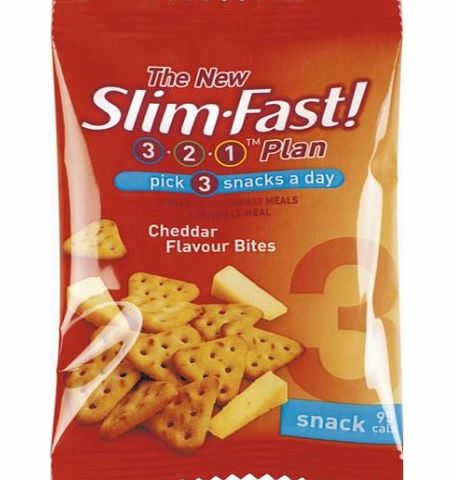 Slim Fast Snack Bag Cheddar Flavour Bites 22g