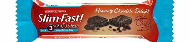 Slim Fast Snack Bar Heavenly Chocolate Delight - 24 g (Pack of 24)