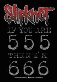 Slipknot 555 Textile Poster