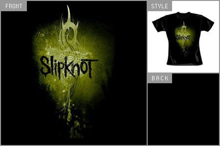 Slipknot (Formelde) Skinny T-Shirt brv_15092207_P