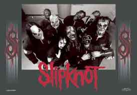Slipknot Looking Up Textile Poster