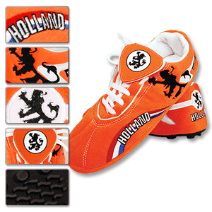 SLOFFIE Holland Football Boot Slippers - Orange