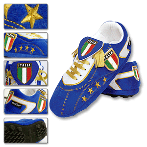 SLOFFIE Italy Football Boot Slippers - Royal