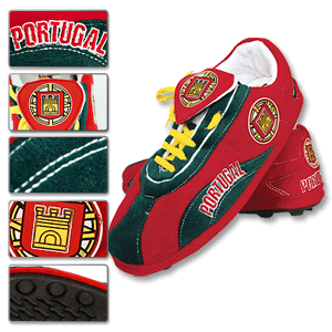 SLOFFIE Portugal Football Boot Slippers - Red