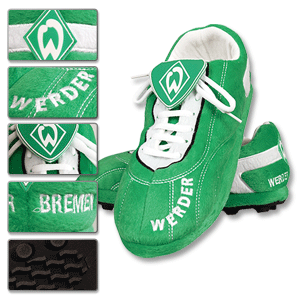 SLOFFIE Werder Bremen Football Boot Slippers - Green