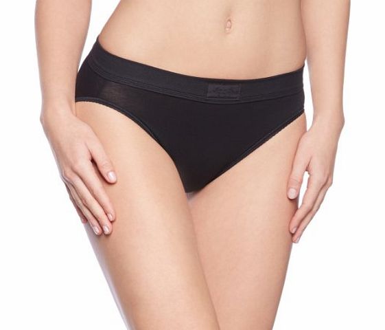 Sloggi Double Comfort Tai Womens Knickers Black Size 12