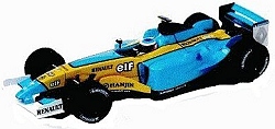 Slot Cars and Bikes Modelxtric Renault 2003 race car - J.Trulli Ltd Ed 7-000pcs