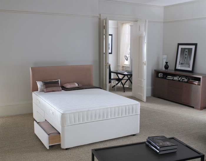 Slumberland Beds Memory Seal 4ft 6 Double Divan Bed