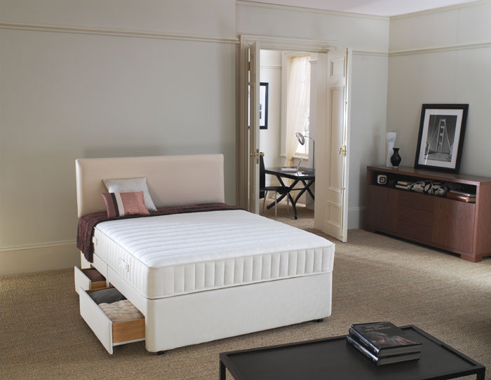 Slumberland Beds Memory Seal Deluxe 3ft Single Divan Bed