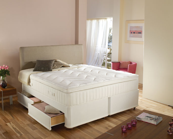 Silver Seal Supreme  5ft Kingsize Divan Bed