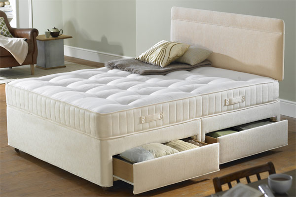 Slumberland Bronze Seal Deluxe Divan Bed Kingsize