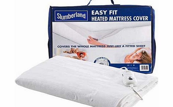 slumberland easy fit heated mattress cover