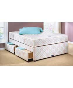 SLUMBERLAND Love2Sleep Daydreamer Double 2 Drawer Divan